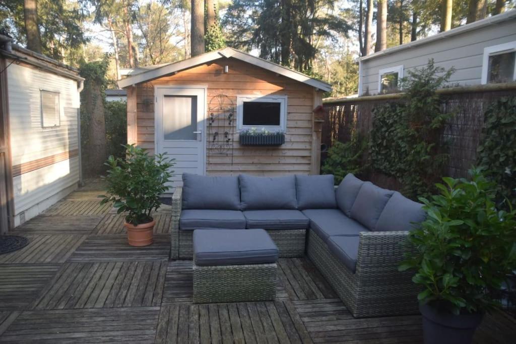 Te Huur: Leuke 4-Persoons Stacaravan Op Top Locatie! Hoenderloo Kültér fotó